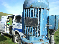 Old Effluent Pump Removed
